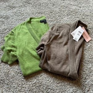 NWT Banana Republic S/S PS Cardigan Sweater Bundle
